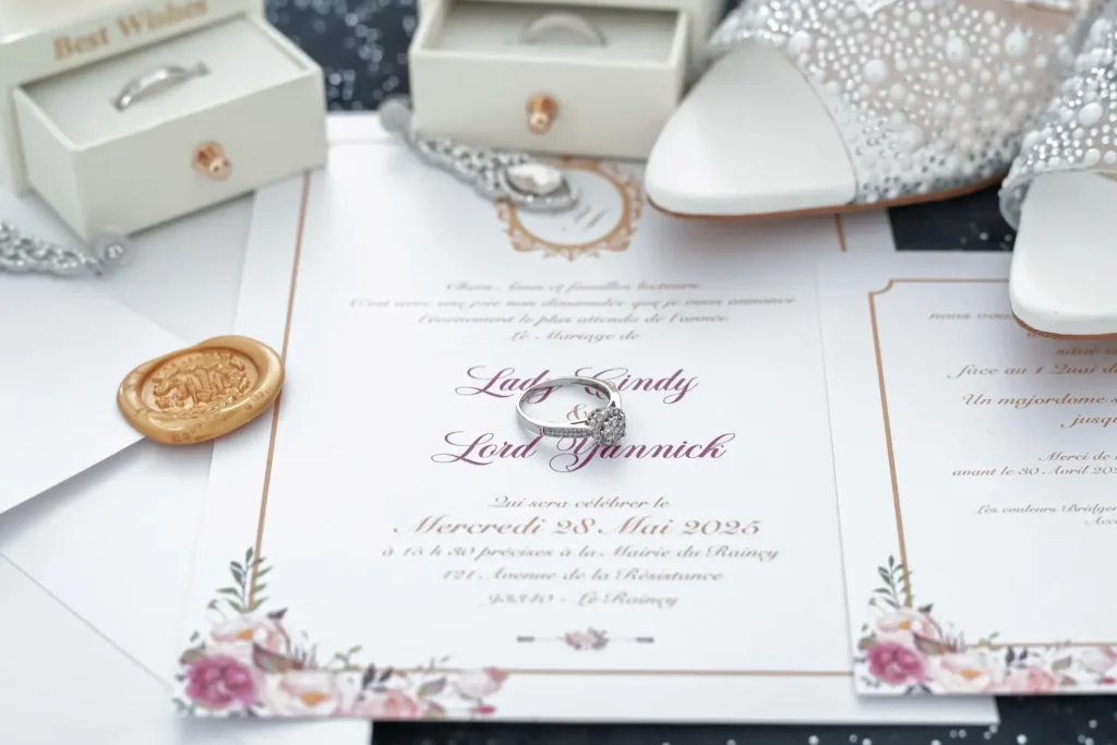 Mariage sur le thème La Chronique des Bridgerton.