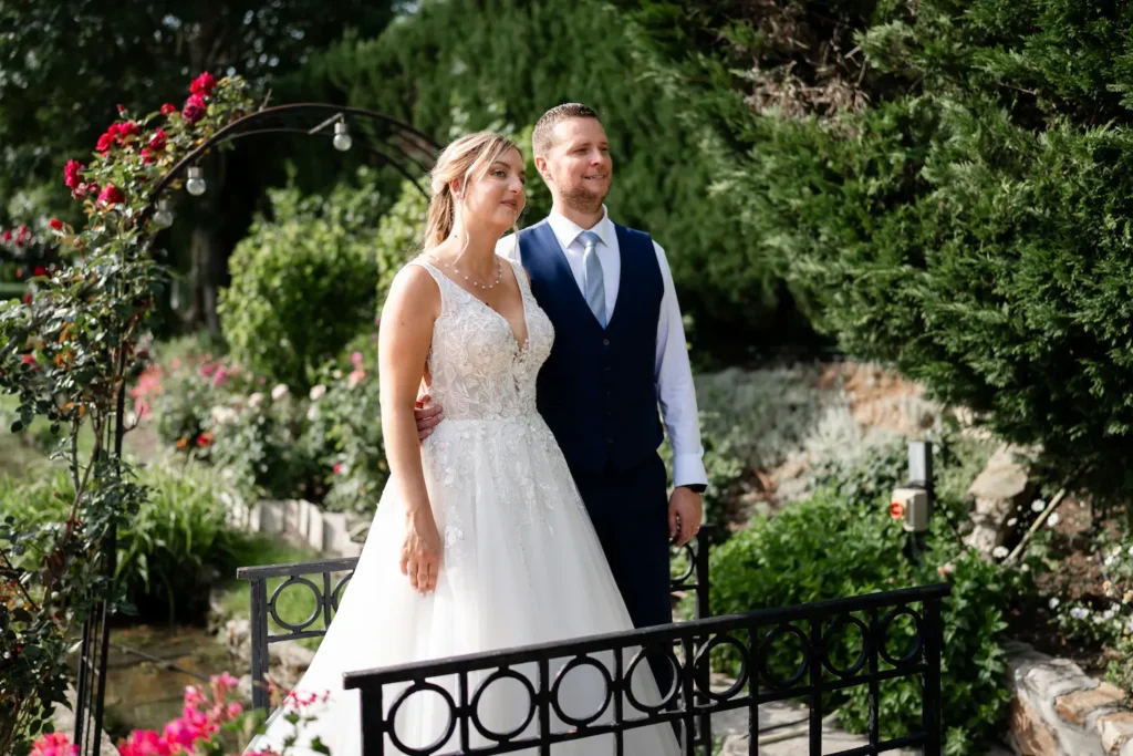 Jolies photo de couple au Domaine de Voisenon